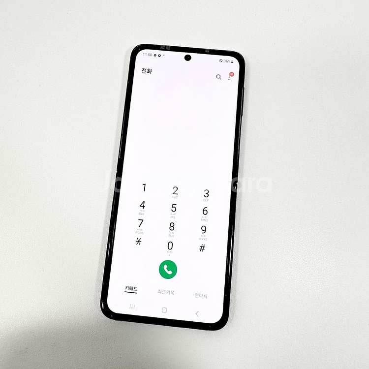 센터판 리퍼폰) Z플립3 제트플립3 단독 핑크 256--2