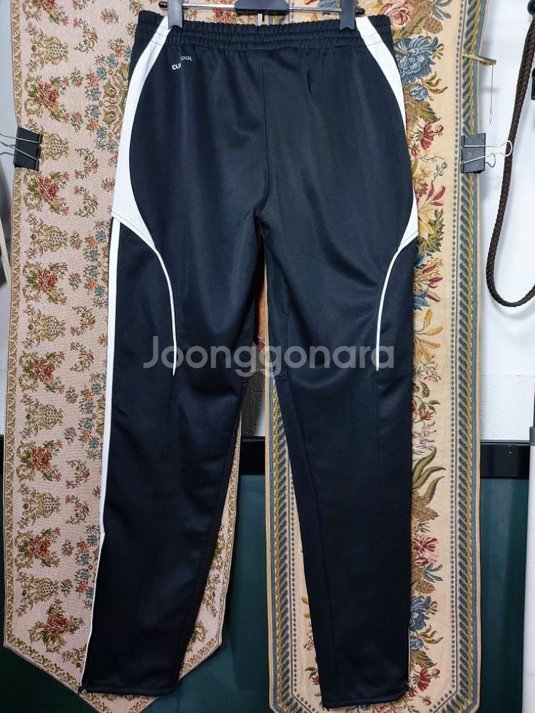 82 아디다스 삼선 트레이닝 바지 블랙--1