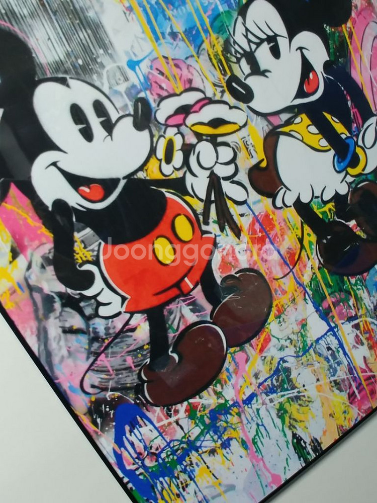 미키마우스 미미 디즈니 대형 팝아트 그림 액자 피규어--3