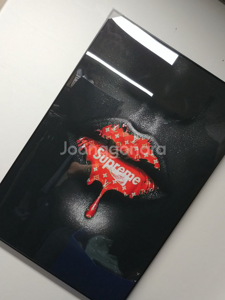 슈프림 루이비통 힙합 입술 대형 팝아트 그림 액자 소품--2