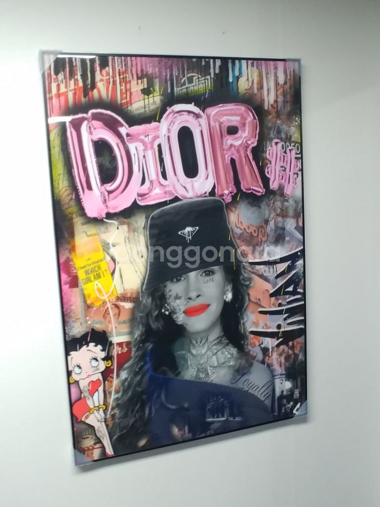디올 줄리아로버츠 프라다 대형 팝아트 그림 액자 럭셔리--2