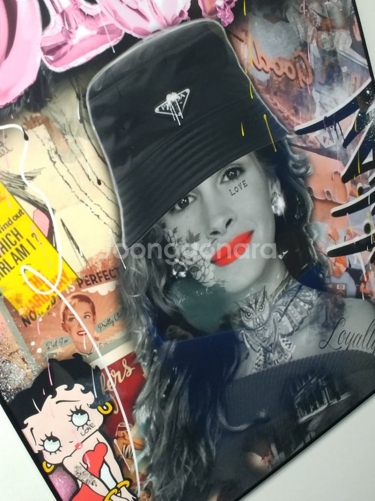 디올 줄리아로버츠 프라다 대형 팝아트 그림 액자 럭셔리--5