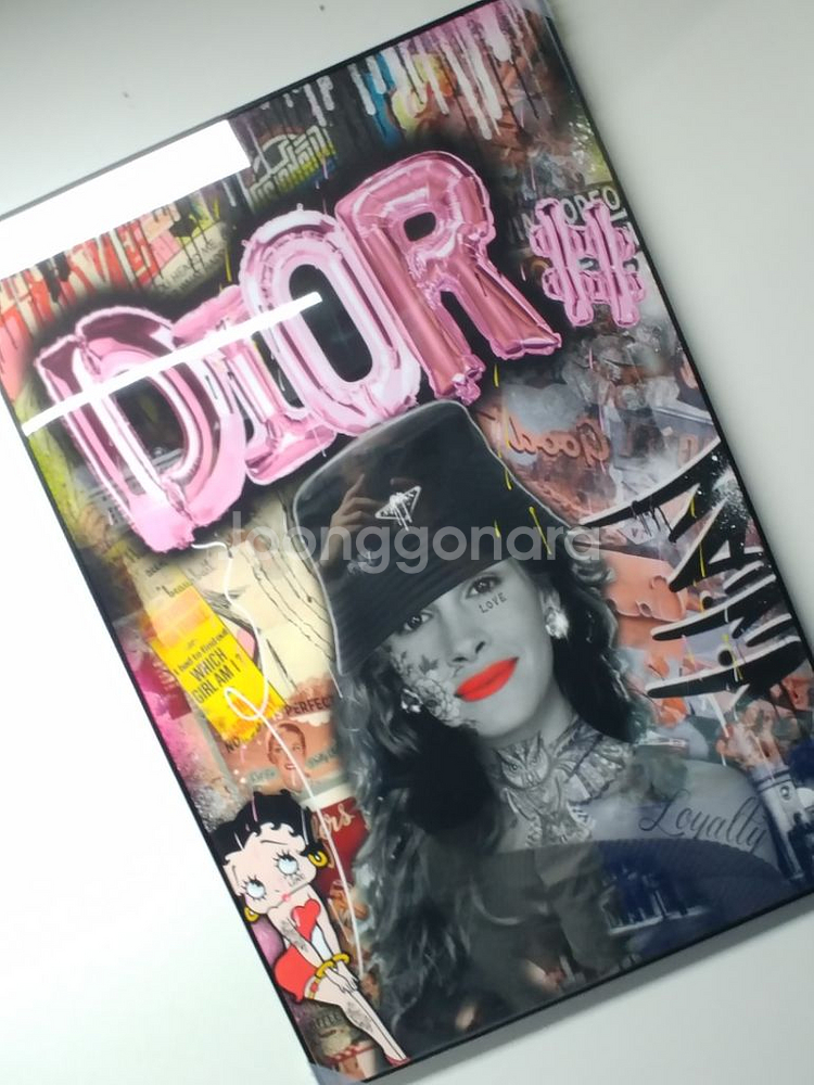 디올 줄리아로버츠 프라다 대형 팝아트 그림 액자 럭셔리--8