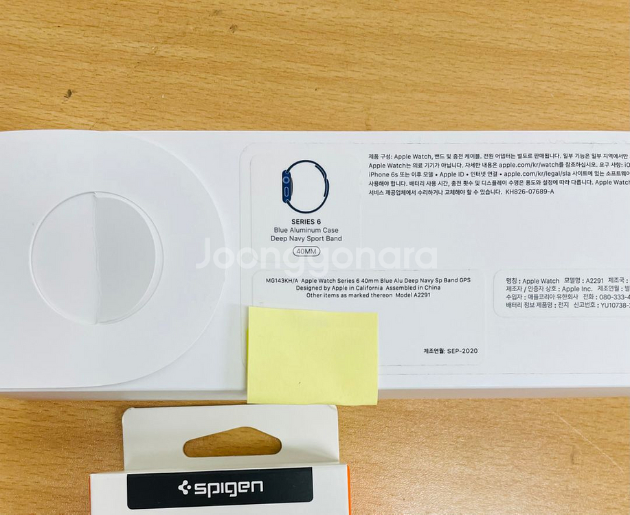 애플워치6 40mm 블루--2