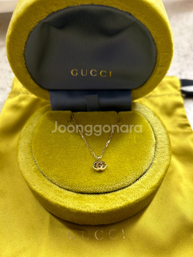 구찌 목걸이--0