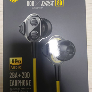 BOB X SHOCK 8D 2BA+2DD 이어폰