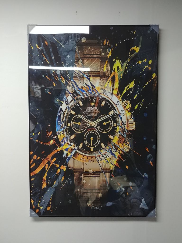 로렉스 시계 금통 대형 팝아트 그림 액자 인테리어 소품