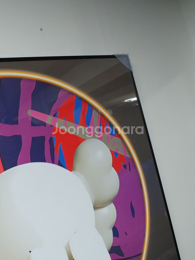 카우스 kaws 베어브릭 대형 피규어 그림 액자 소품--4