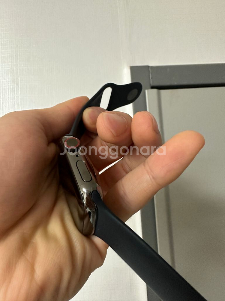애플워치7 41mm 스테인리스스틸 그래파이트--3