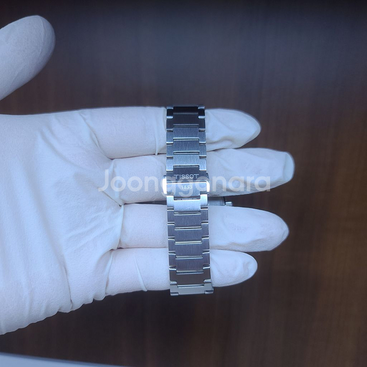 TISSOT 티쏘 prx 35mm 라이트블루 쿼츠 시계--5