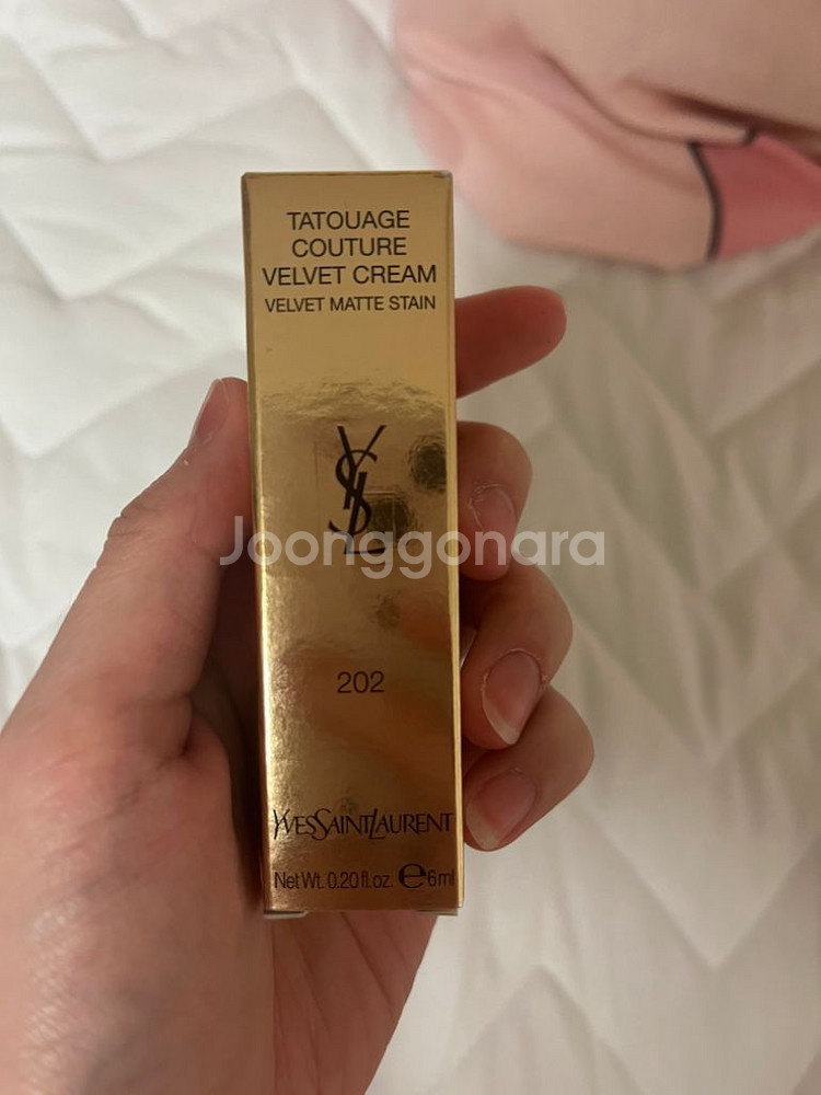 입생로랑 따뚜아쥬 꾸뛰르 벨벳 크림 틴트 202 코랄심--0