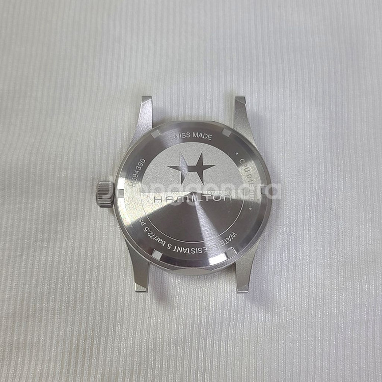 해밀턴 카키필드 메카니컬 흰판 가죽버전 38mm--2