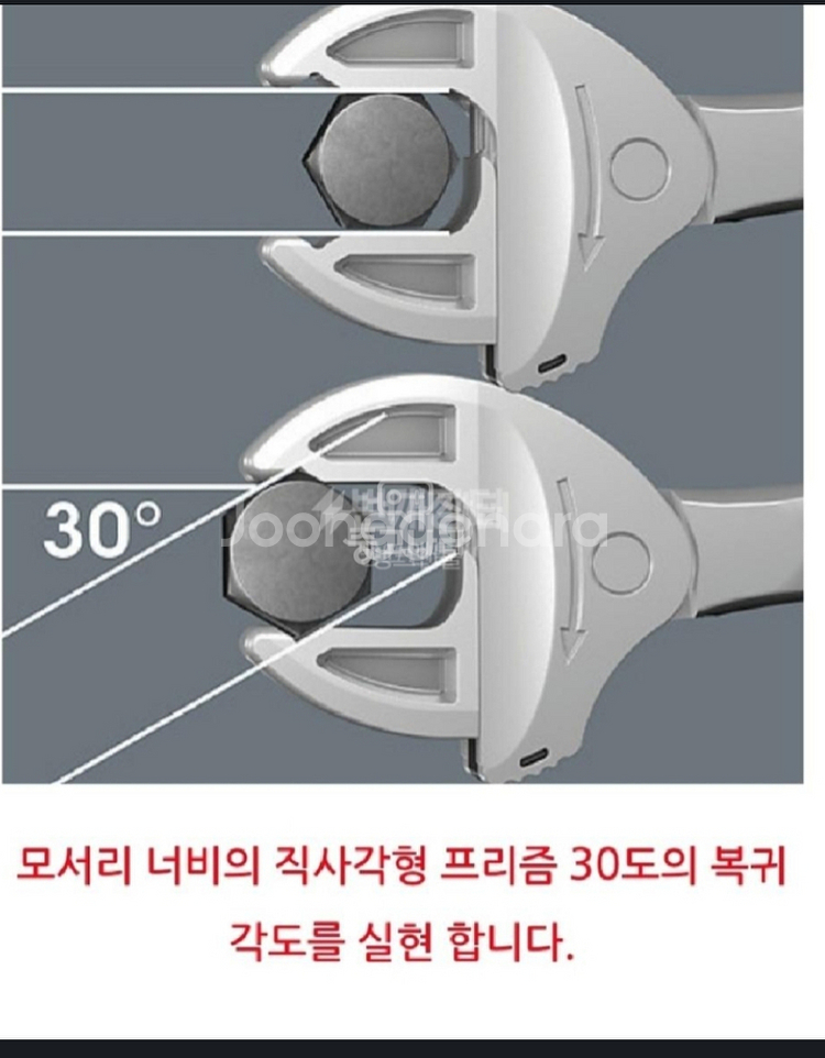 WERA 베라 라칫 자동 몽키 스페너 4종세트--7