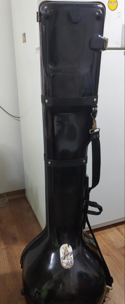 인도 전통악기 시타르 이미지