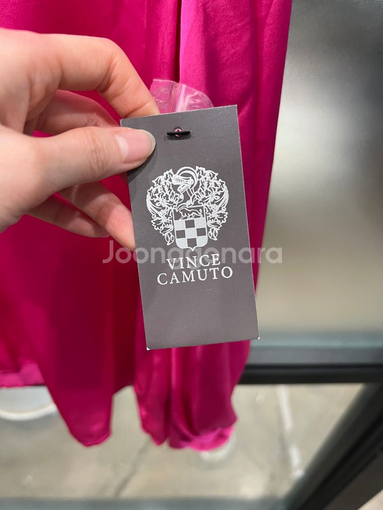 빈스카뮤토 정품 핑크 소매이쁜 블라우스(새제품)--6