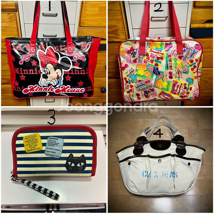 미키 숄더백(새상품)--1