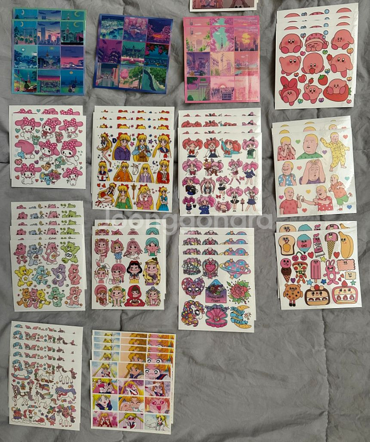 디꾸 스티커 인스 116장 + 떡메 1종 일괄 판매--2