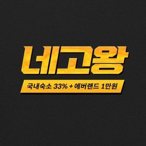 네고왕 야놀자 33%할인 2매가능