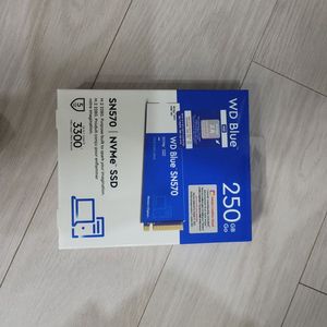 WD blue SSD 250GB SN570 새상품