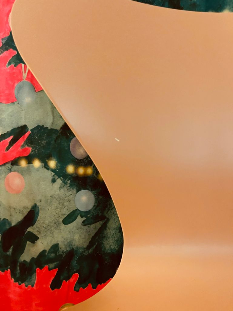 프리츠한센 골드프레임 핑크 세븐체어.--3