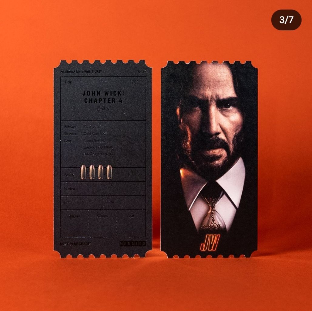 존윅 오리지널 티켓 (코인 O) 팝니다 | 중고나라 - 안심되는 중고거래