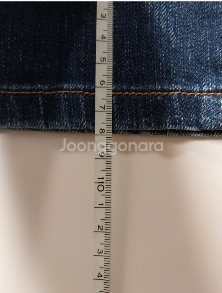 32)리바이스 522 워싱 스판 데님 일자청바지--8