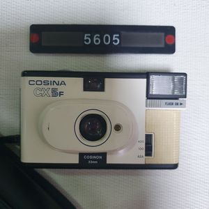 코시나 CX 5F 필름카메라 화이트바디 파우치포함