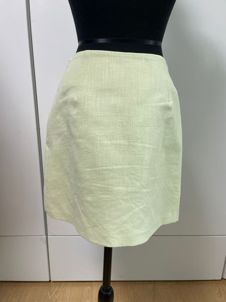 린넨 투피스 민트색 M사이즈--4