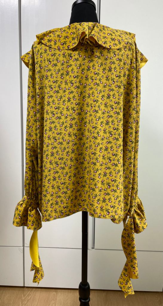 프릴 블라우스 프리사이즈--1