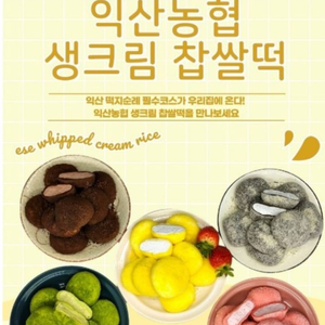 *가격할인*익산찹쌀떡(생,딸,흑,초,녹)