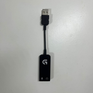 로지텍 헤드셋 USB 포트용 젠더