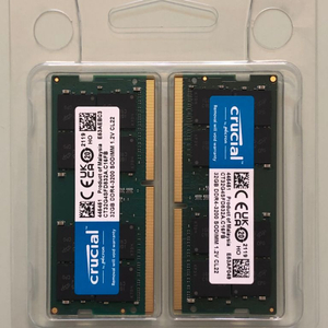 램 64GB DDR4-3200 크루셜 RAM 급처