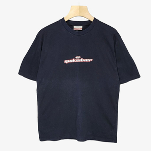 [105] 퀵실버 블랙 반팔 크루넥 티셔츠