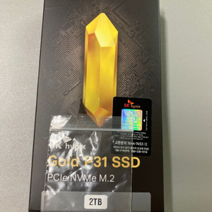 미개봉 sk하이닉스 p31 nvme ssd 2tb