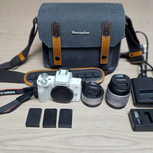 캐논 EOS M50 A급 급처! 번들렌즈+ 단렌즈 풀셋