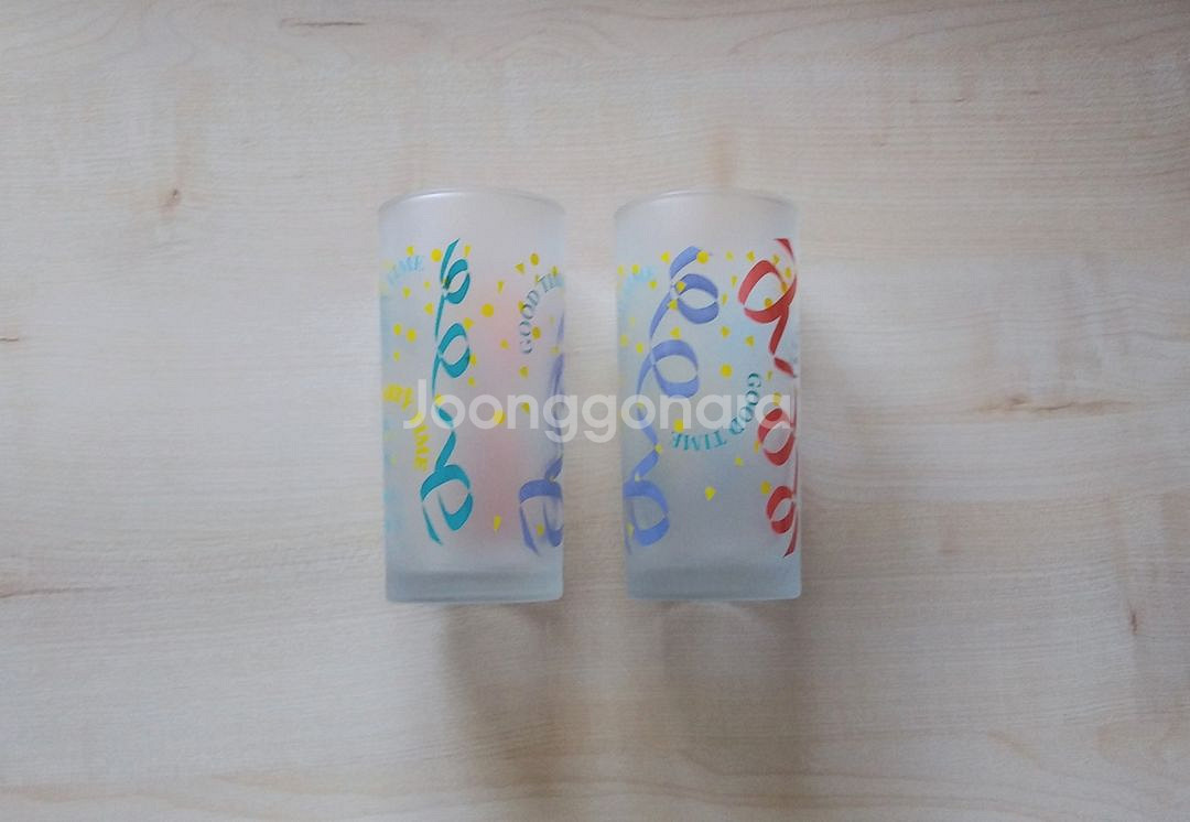parka glass 빈티지컵/레트로 반투명패턴컵 식기/컵/텀블러 중고나라