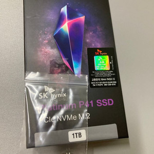 미개봉 sk하이닉스 P41 1TB nvme ssd