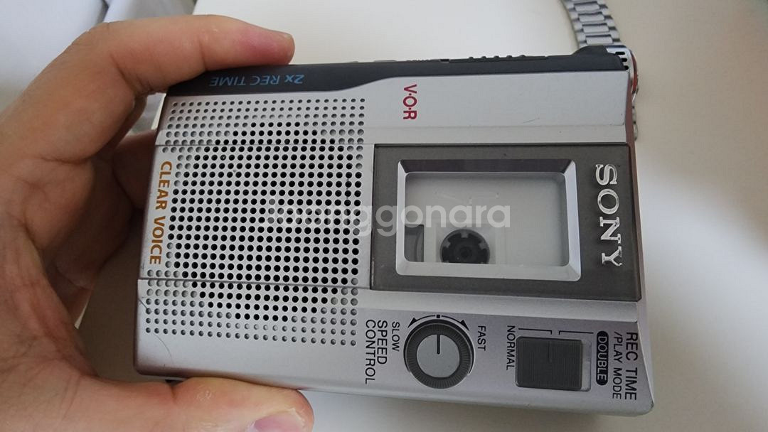소니 미니카세트 어학용--0