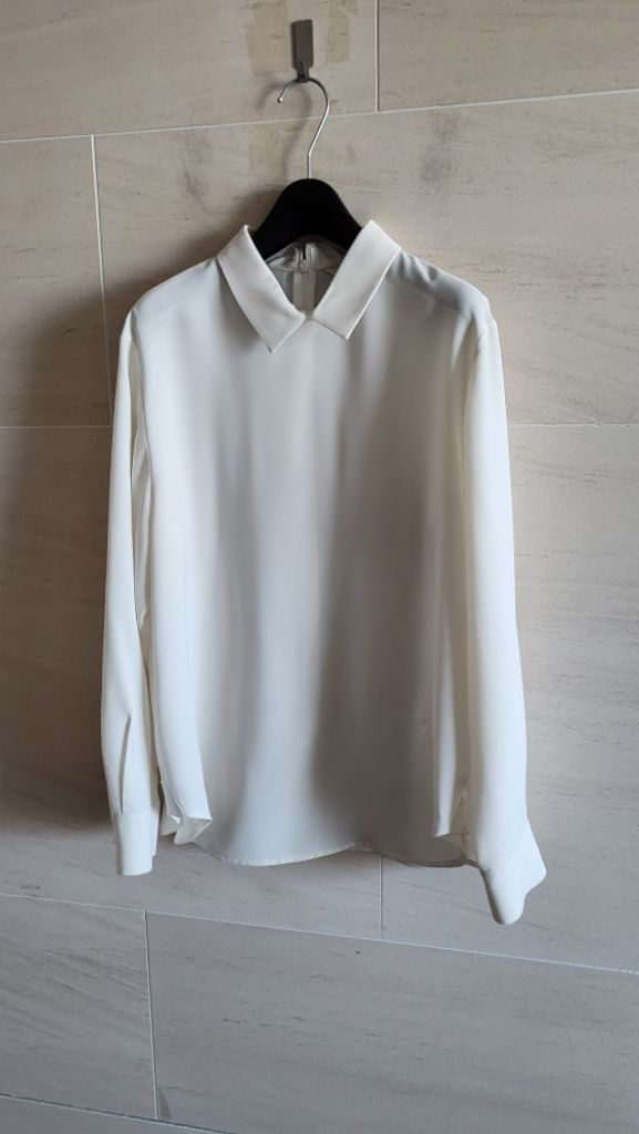 (정품) 듀엘 보타이 쉬폰 블라웃--2