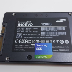 삼성 120GB SSD SATA III 840EVO