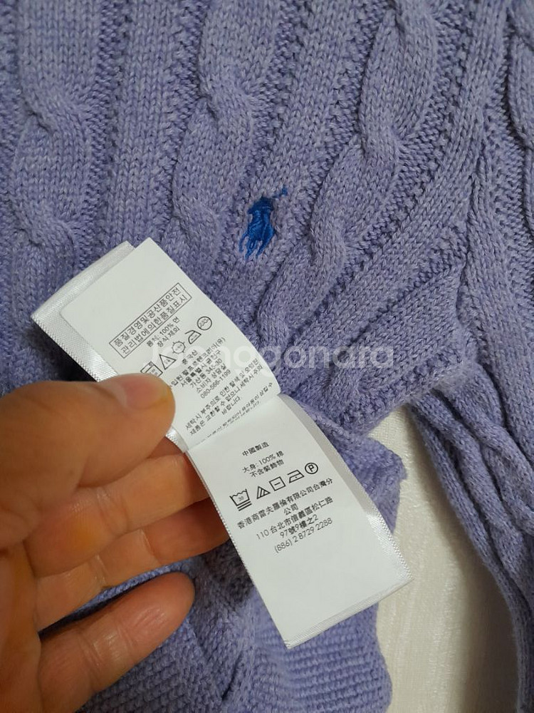 여아동 랄프로렌 꽈베기 면가디건(새상품급.6)--4