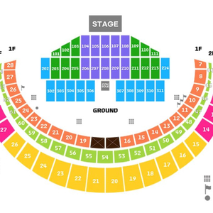 브루노마스 콘서트 6/18(일) P석 1열 2연석