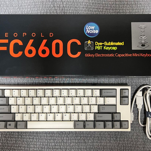 레오폴드 FC660C 저소음 화이트 판매