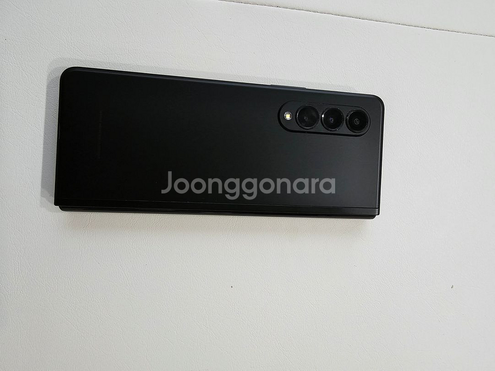 갤럭시z폴드3 512g 검정색--3