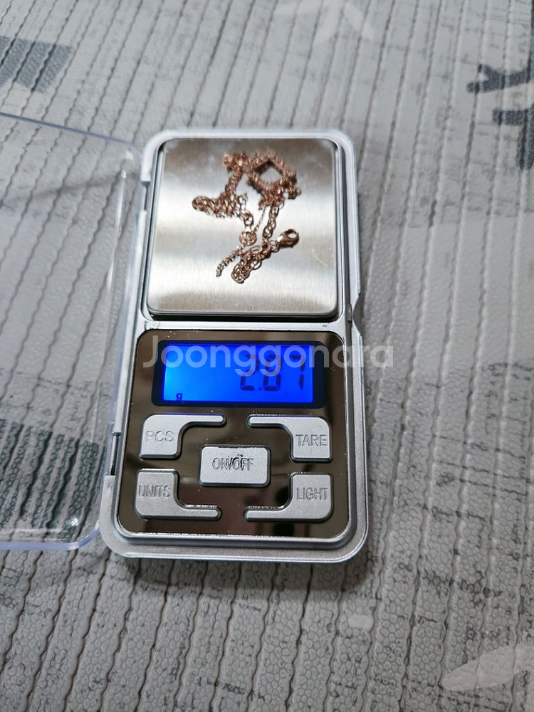 14k 로즈골드 러프다이아 두 줄 팔찌--9