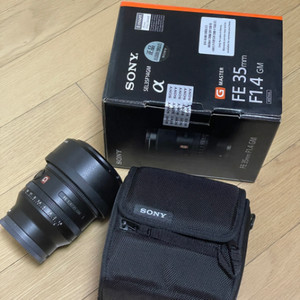 소니 sony 35mm f1.4 gm 삼오금 렌즈팝니다