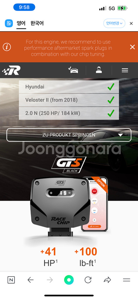 레이스칩 gts black ecu칩--3