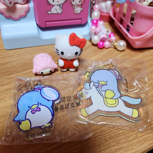 (새상품)산리오 정품 일괄판매 턱시도샘 키티 피아노