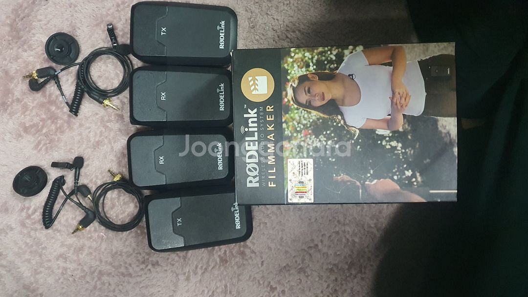 로데 무선 마이크 filmmaker kit 2대 팝니다--0