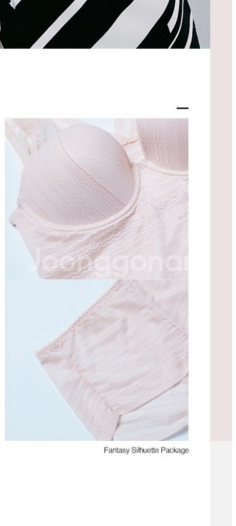 베이지 시스루 노와이어 브라탑 55S--3